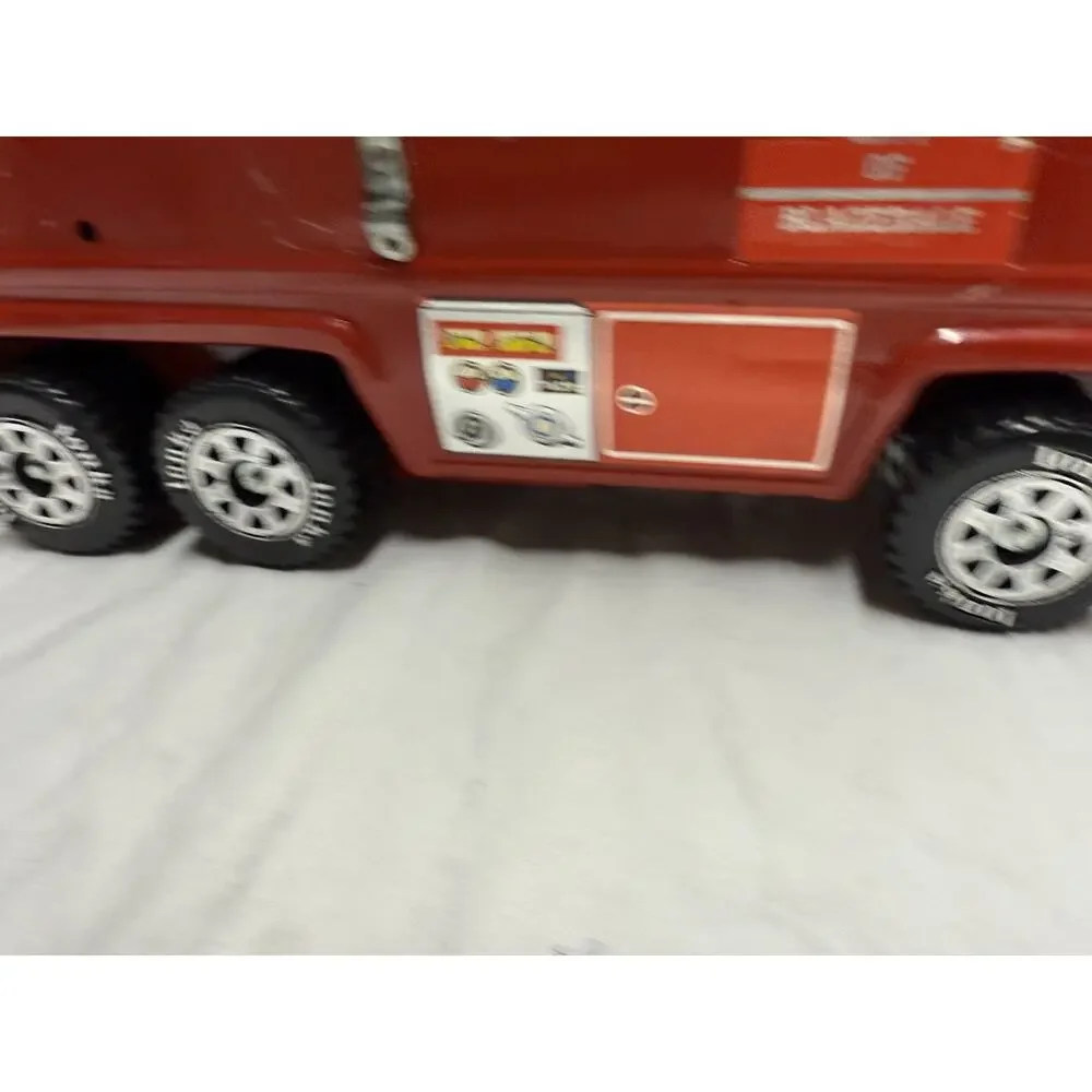 Vintage TONKA City of Blazedale Fire Ladder #2 Aerial Rescue Truck Red